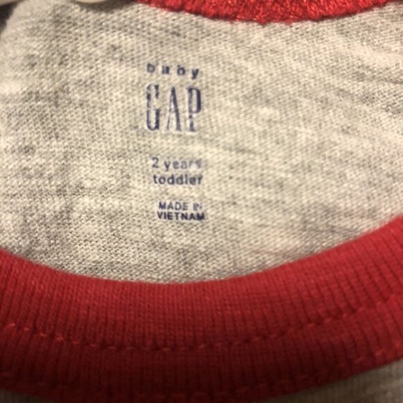 Gap Size 2 Raglan Top I Dig You - Picture 4 of 5